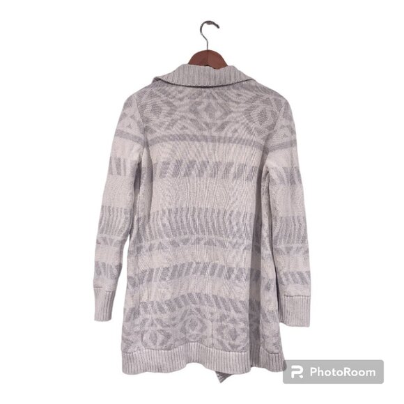 Gap Blue Gray Cotton Knit Cardigan Size M - Picture 2 of 6